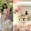 성유리, 쌍둥이 100일 잔치 했나..럭셔리 파티 분위기 깜짝[스타IN★]