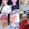 '광개토 팔레트' 방탄소년단 지민, 핑크 헤어가 잘 어울리는 男아이돌 1위