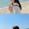 소이현, 눈부신 바닷가에 브이포즈..손담비 "너의 시그니처" [스타IN★]