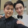 전현무, '훈남' 이준호와 투샷~ "옛날얼굴과 요즘얼굴"[스타IN★]