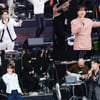 장민호X이찬원, 전주 콘서트 성료..야외 우천 속 6천 관객 열광