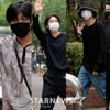 "아미와 함께 한 출퇴근"..방탄소년단, 컴백→'뮤뱅'서 신곡 사전 녹화 [종합]