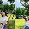 안면마비 회복? 최희, 제주여행 중 해사한 미소 "딸이 자서" [스타IN★]