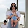 '신민철♥' 우혜림, 무표정 선글라스 육아에 네티즌 '폭소' [스타IN★]
