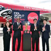 FIFA 월드컵 트로피, 히바우두와 함께 한국 도착