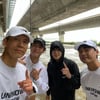 션, 박보검·임시완과 함께 '우중 런'.."훈남 어벤져스"[스타IN★]