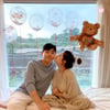 벤, 출산 앞두고 베이비샤워 열어준 '♥이욱'에 뽀뽀로 화답