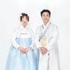 이성진, ♥미모의 아내와 한복 입고 인사 "추석 마무리 잘해요"