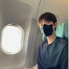 황인엽, 비행기 인증샷..마스크도 막지 못하는 큐트美[스타IN★]