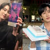 안보현, 꽃다발+케이크 들고 수줍은 미소.."수상 축하해요"[스타IN★]