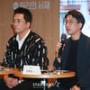 '휴남동 서점' 제작설명하는 김태형-김정욱 본부장[★포토]