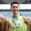 높이뛰기 우상혁, 발목 통증에도 전국체전 7번째 금메달 획득