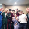 김원효♥심진화, 방탄소년단 만나 웃음꽃.."행복하다"[스타IN★]