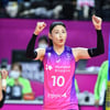 김연경 화끈한 귀환, 몸까지 날렸다... 디그→블로킹→4연속 득점 포효