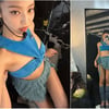 제니, 미국 투어 중 근황..블루도 찰떡인 핑크 공주