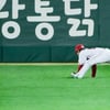 최지훈 울린 불규칙 바운드, 그라운드가 집주인을 배신했다