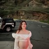 '만삭' 벤, 주차장서 배 내밀고..당당 D라인 공개