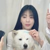 설인아, 사랑스러운 눈빛..반려견 줄리와 '행복 모먼트'[스타IN★]