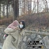 한지혜, 딸 업고 초점 없는 눈빛.."내 체력 다 어디 갔어"
