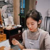오마이걸 아린, 공방에서 '심쿵' 미소..단아한 자태까지[스타IN★]