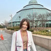 이시영, 짧은 단발+베레모..감각적인 패션 센스 [스타IN★]