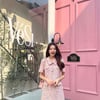 아옳이, 핑크에 빠진 여신.."핑크침실 가봅니다♥"