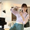 강민경, 화사한 봄 패션.."옷이 사람 빨 받네"[스타IN★]