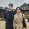 '더글로리' 송혜교 변신한 조세호, 이도현과 '정색' 투샷 [스타IN★]