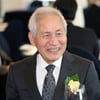 '혈액암 투병' 안성기, 백발에도 환한 미소..건강해진 얼굴 [스타이슈]