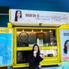 "우리 태쁘 예쁘게 봐줘"..김태희, ♥비 커피차 외조에 감동