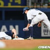 양의지 주루 중 부상→그래도 헤드퍼스트 슬라이딩 '투혼', "몸 예전 같지 않아" 너스레가 머쓱