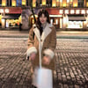 아이브 안유진, 핀란드 거리 빛내는 미모..9등신 비율은 덤[스타IN★]