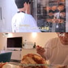 '케이티♥' 송중기, 칸에서 허겁지겁 '치킨 먹방'.."야 이거 대박이다" 폭소