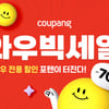 쿠팡, 1100개 브랜드 최대 70% 할인..'와우 빅세일' 오픈