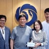 허구연 KBO 총재, '월드컵 출전' 여자야구 국가대표팀 격려