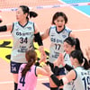 '문지윤 19득점' 디펜딩 챔피언 GS칼텍스, 태국 슈프림 셧아웃 완파... 컵대회 2연패 시동 걸었다 [구미 현장리뷰]