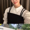 한지민, 뷔스티에 원피스+묶음 머리..'천사 비주얼' [스타IN★]