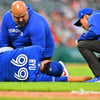 류현진, 그 고통에도 달려가 1루 송구하다니... 역시 대단한 선수 [국민감독 김인식의 MLB 通]