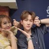 김수찬, 윤수현과 다정한 남매처럼 '상큼 투샷' [스타IN★]