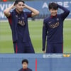 PSG 이강인-솔레르, 좋아하면 닮나? 우정 넘치는 절친 투샷 '훈훈'