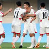 북한 남자축구 '화려한 복귀', 12분 만에 끝냈다... 대만에 2-0으로 AG 첫 승 [항저우 아시안게임]