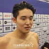 김우민 '4관왕 무산'에도 "부담 없이 즐겼다, 400m 기록 경신이 목표" [항저우 현장인터뷰]