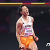 '시즌 기록 2m35 못 넘었다' 높이뛰기 우상혁 '2연속 은메달'... '대회新 타이' 바르심 3번째 金 [항저우 AG]