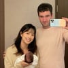 "신생아가 집으로 이동 중" 임현주 아나, 차 안내 문구 '눈길'