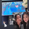 "보미랑 울었다" 박초롱, 에이핑크 前 멤버 홍유경 결혼식서 눈물