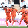 [K리그1 34R] '김건웅-유리 연속골' 제주, 수원에 2-0 승...'정조국 감독대행 첫 승+7G 연속 무승 탈출'