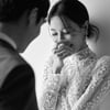 '오늘 결혼' 차청화, 연하 사업가와 웨딩화보 '청순 미소'