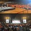 김희재 "희랑별 분들 많이 오셨네요"..'제2회 최치원문화제' 주황빛 물들였다