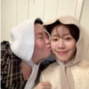 한지민, 정은혜와 '볼 뽀뽀' 친자매 케미..'우블'로 맺은 인연