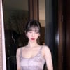 카리나, 실크 드레스+레드립..청순·섹시로 男心 저격[스타IN★]